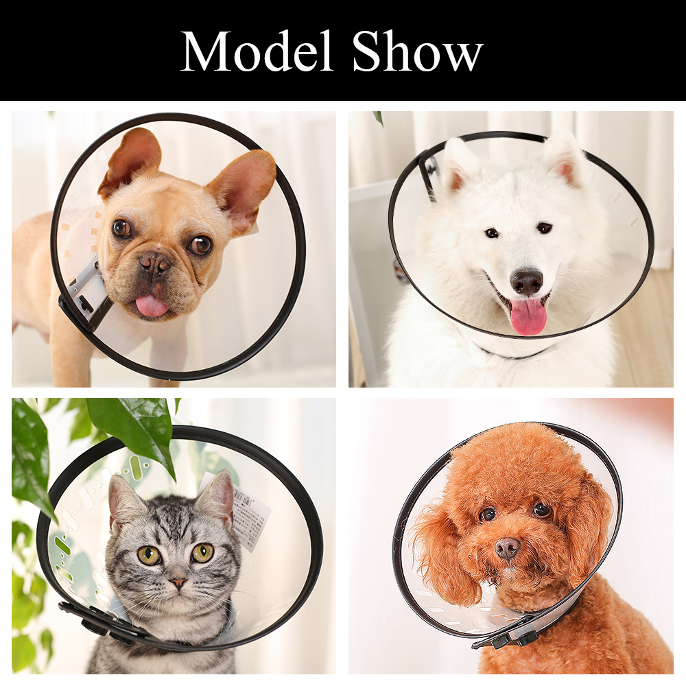 HOOPET Pet Dog Cat Elizabethan Collar Prevent the Bite and Lick Collar Pullover Cover