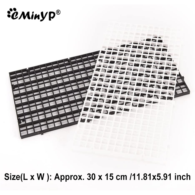 Plastic Aquarium Grid Divider Tray Fish Tank Bottom Isolation Board Egg Crate Louvre For Mixed Breeding Filter Water System