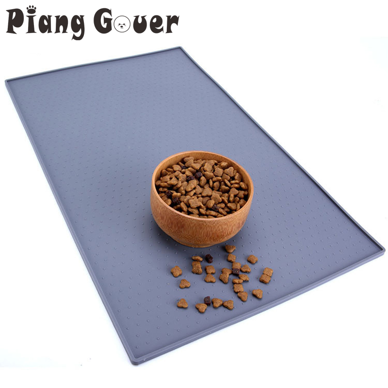 Silicone Pet Mat For Cat Pet Food Pad Bowl Drinking Mat Dog Feeding Placemat Easy Washing