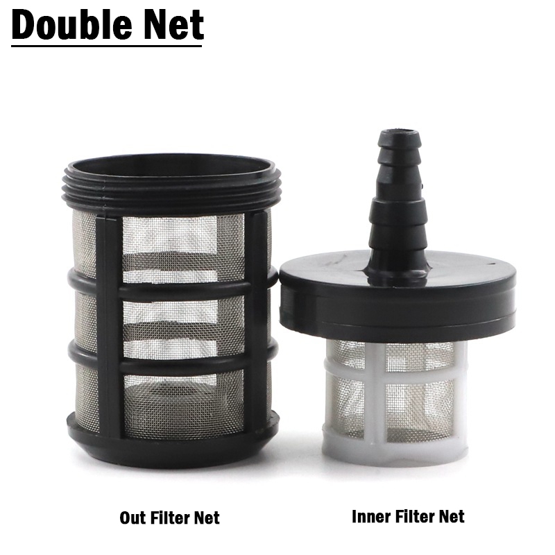 1Pcs/3Pcs 8~14mm Hose Pipe Filter Aquarium Fish Tank Stainless Steel Filter Mesh Car Wash Sprayer Pump Filter Suction Screen