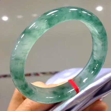Send Certificate Ice Jade Bracelet Womens Exquisite Jewelry Gift Natural Myanmar Jadeite Real Jade Bracelet Talisman Bracelet 240911