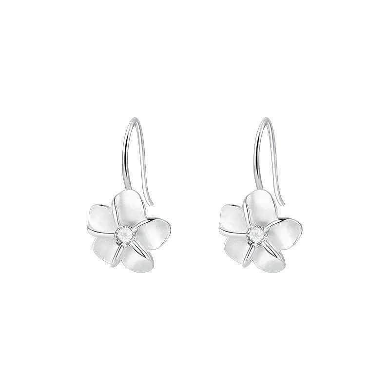 BF CLUB 925 Sterling Silver Vintage Flower Earrings For Women Trendy Earring Jewelry Prevent Allergy Party Accessories GiftX240912