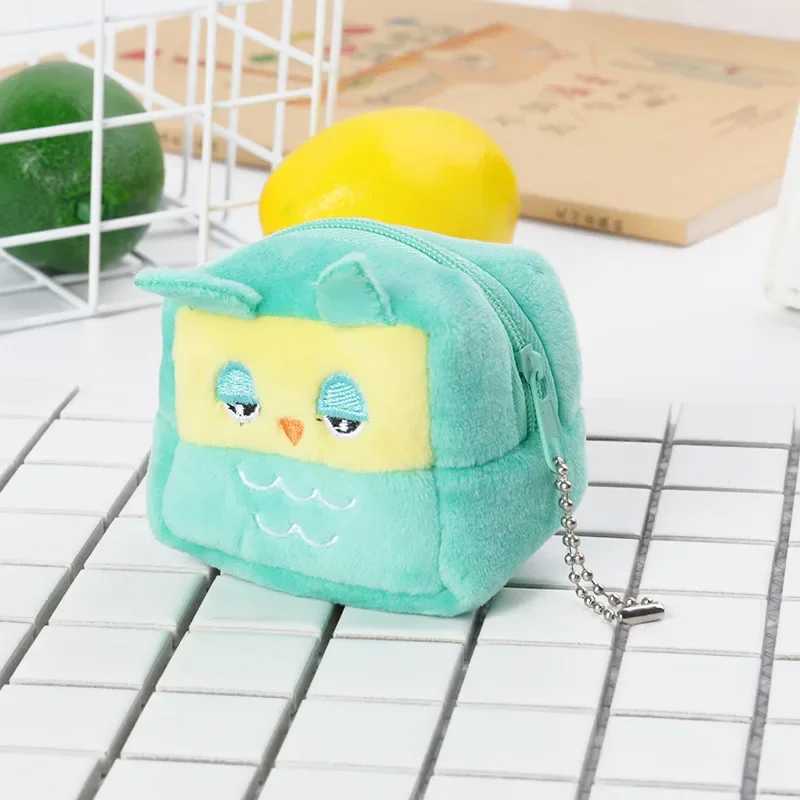Mini Coin Purse Bag Cute Plush Cute Small Coin Wallet Women Coin Mey Earphe Holder Wallet Pouch Pocket Kids Handbag GiftXJ241111