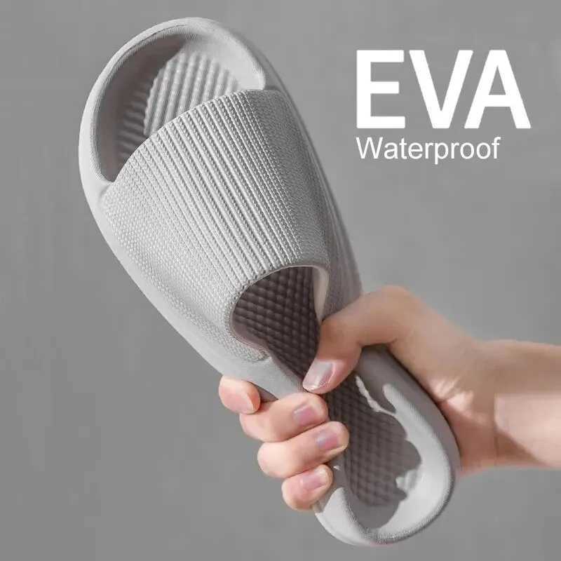 Soft Sole Massage Shower Shoes for Women Men Couples Waterproof N-slip Home Leisure Fi Bathroom SlippersXJ250207