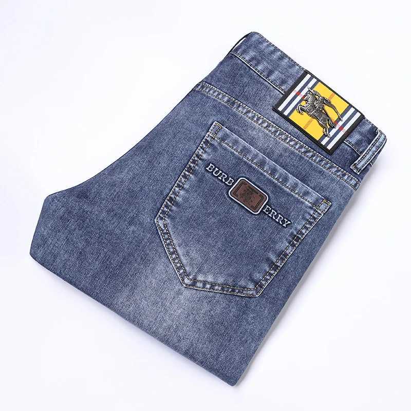 2024 new Korean lightweight luxury high-end personalized printed ultra-thin mens casual pants W240912
