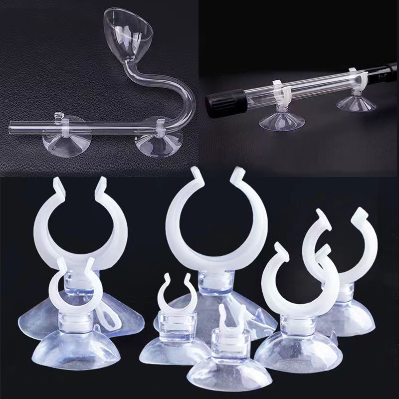 5pcs/10pcs Aquarium Suction Cup Air Tube Holder Sucker for Fish Tank Pump Oxygen Air Tube Fixing Clip Aquarium Accessories