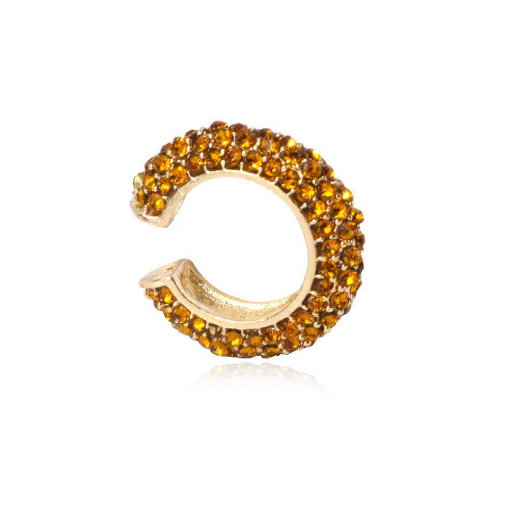 VG 6YM Multicolor Creative Rhinestone Ear Clips Women Ladies No-hole Clip Earrings Temperament Personality Fashion Party GiftsX240913