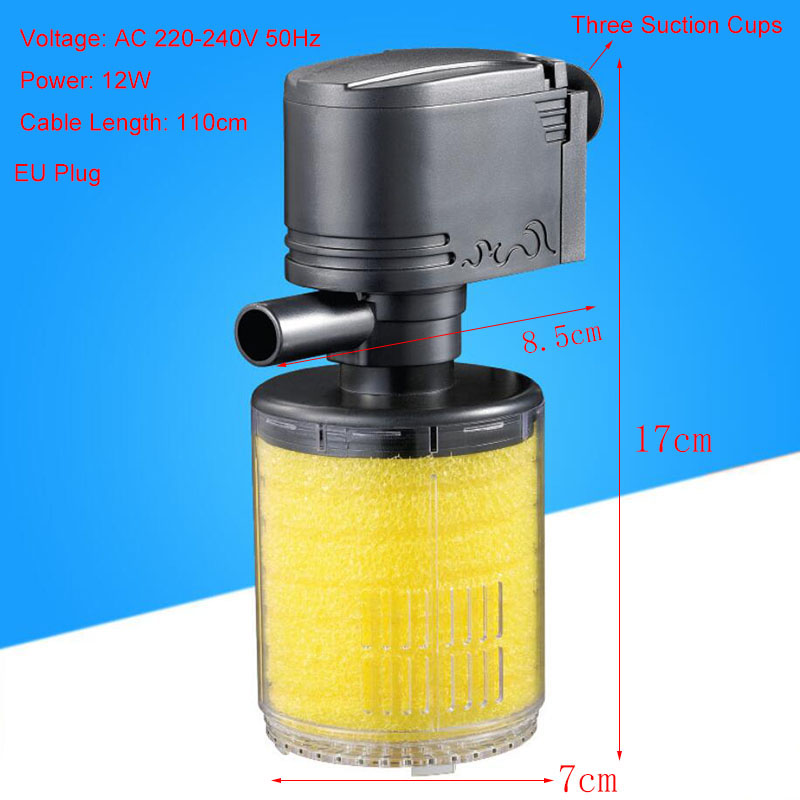 3 in 1 Aquarium Filter Fish Tank Filter For aquarium Air Pump Air Oxygen Increase Aquarium Internal Filter Aquarium Pump Great