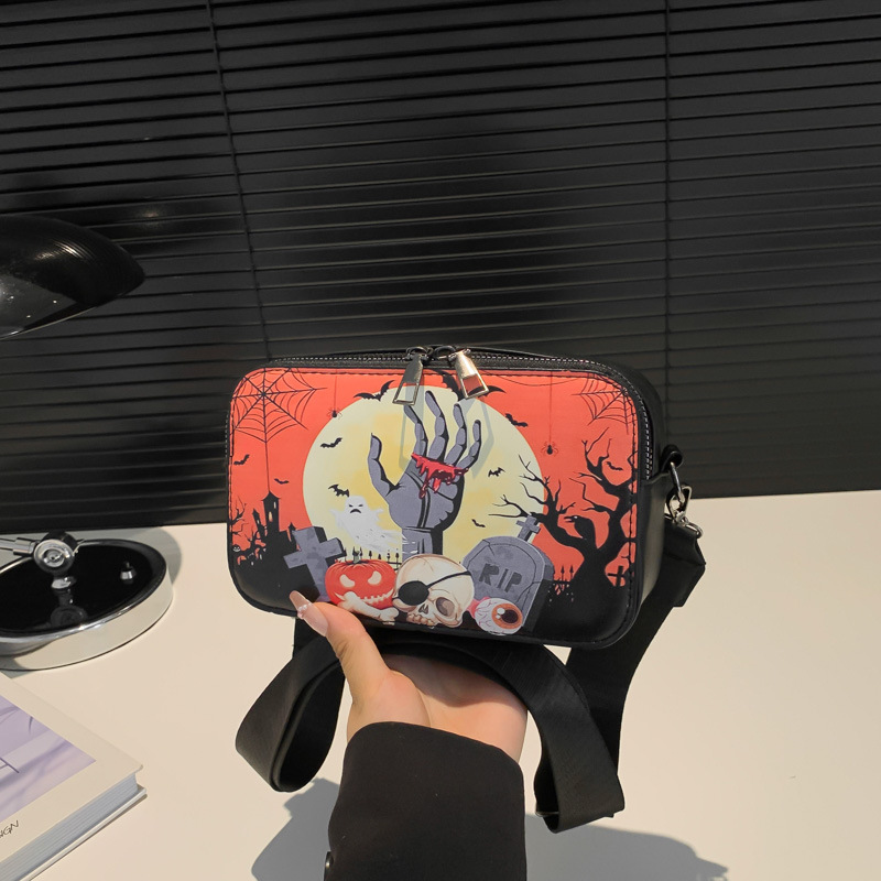 2025 Designer Halloween Women 3 Men Shoulder Bags Handbag Purses Pumpkin Kids Candy Bag Gifts Outdoor Indoor Party Decoration