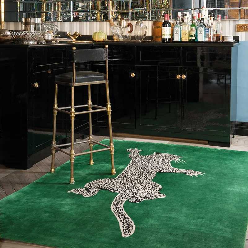 Carpets Leopard Print Bedroom Decor Plush Rug European Style Carpets for Living Room Fluffy Soft Large Area Carpet Washable Floor Mat Q240910