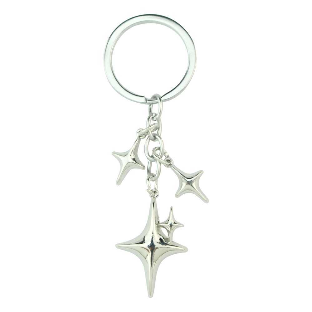 Y2K keychain star moon metal keychain womens friendship gift handbag decoration handmade jewelry W24091115