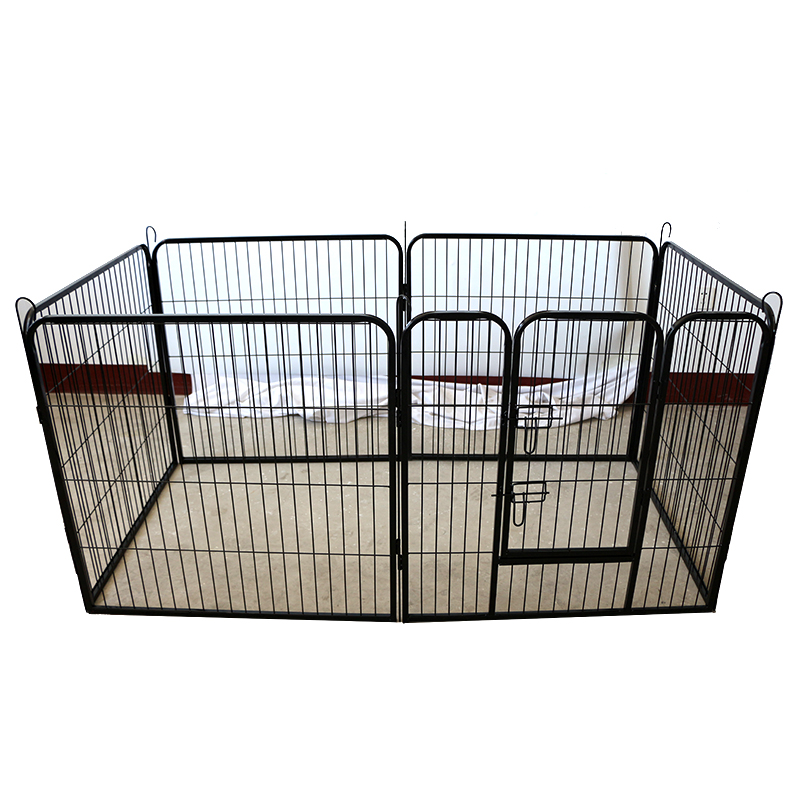 High quality Indoor metal pet Fence dog and cat playing Foldable pet Iron Net wholesale Pet Cages for outside