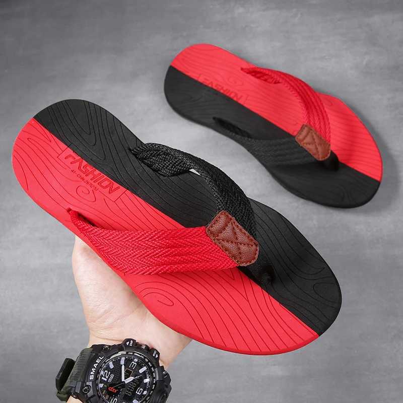 Comfortable Slippers Mens Summe Platform Sandals Mens Simple Sandals Casual Sandals Indoor and Outdoor Beach ShoesXJ250326