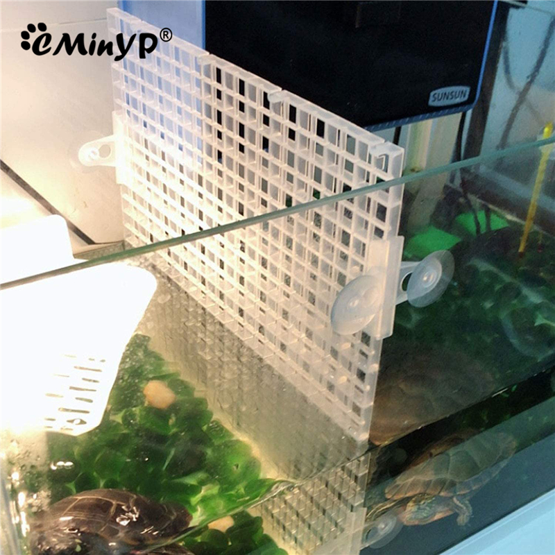 Plastic Aquarium Grid Divider Tray Fish Tank Bottom Isolation Board Egg Crate Louvre For Mixed Breeding Filter Water System