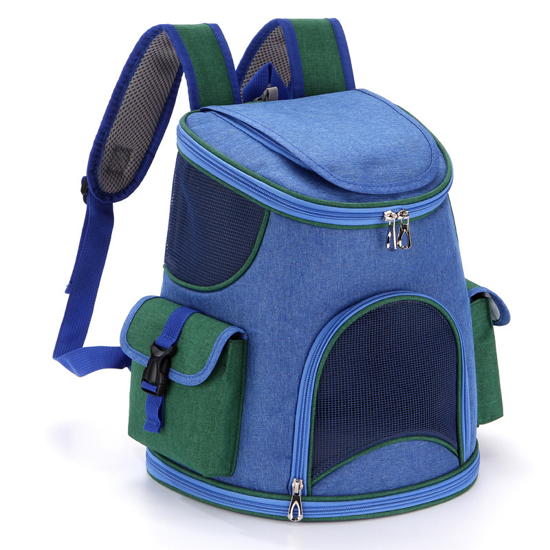 Halloween New pet backpack for dogs to go out portable folding pet bag for cats chest bag with double-sided side pockets cat bag