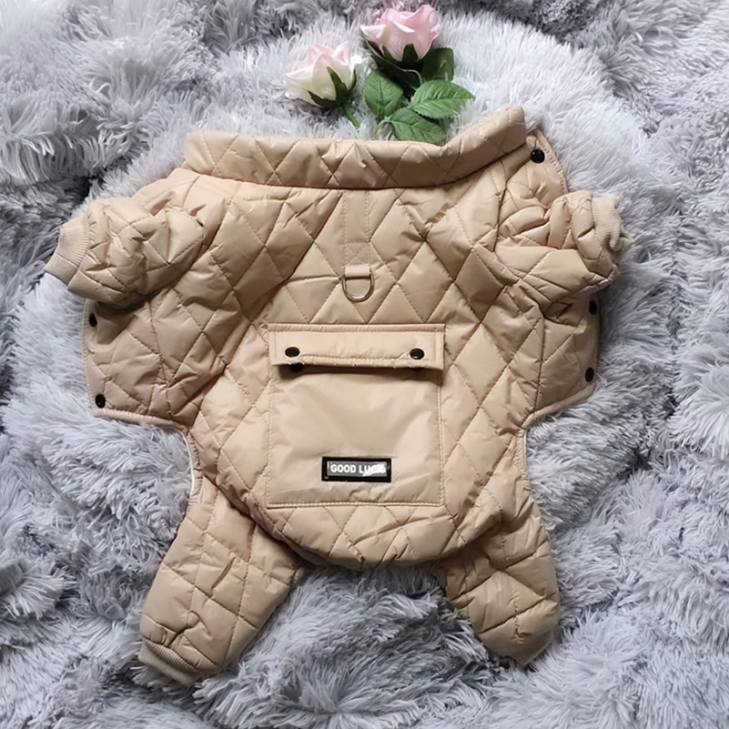 Winter Warm Dog Clothes for Small Medium Dogs Cats Jumpsuit Waterproof Pet Jacket Chihuahua Yorkie Pug Coat Shih Tzu Outfits