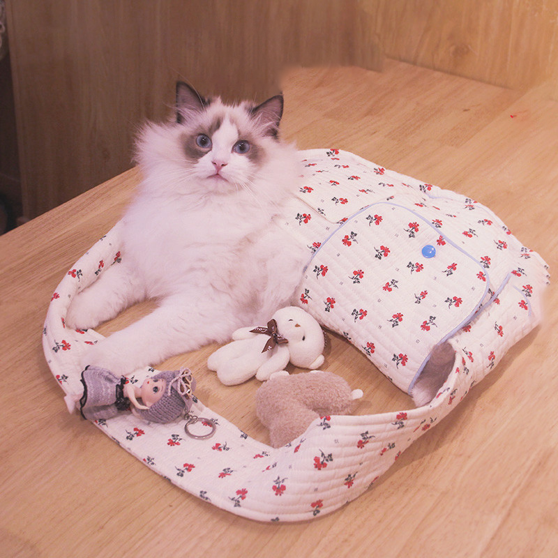 Cat Transporter Carry Bag for Cat Backpack Carrier Small Pet Backpack Adjustable Blet Pet Sling Rabbit Carrier Big Dog Carrier