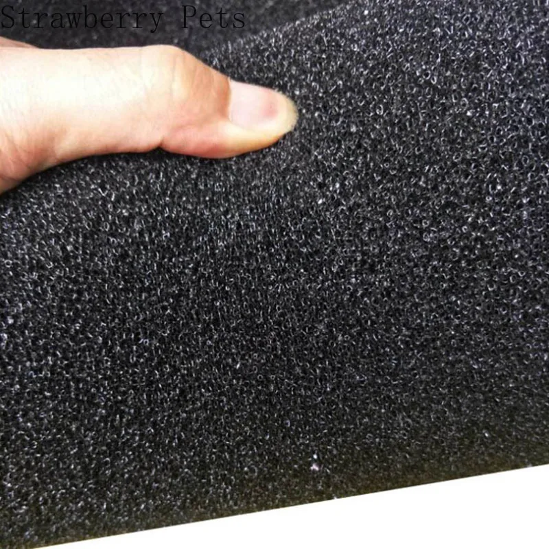 Black, blue, yellow 50cmx50cmx2cm Filtration Foam Aquarium Fish Tank Biochemical Filter Sponge Pad Skimmer Sponge Supply Tank