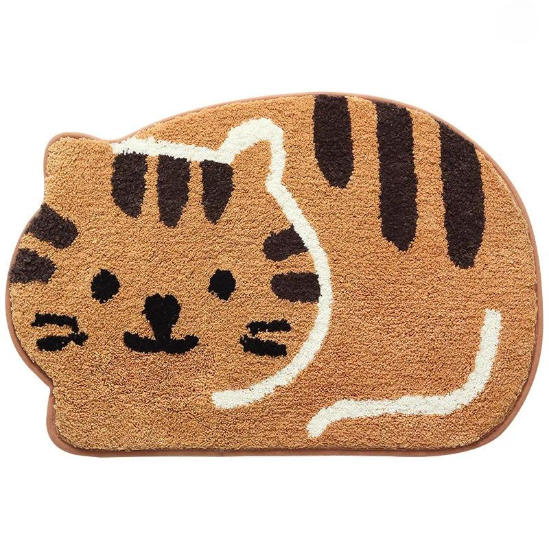 Carpets Animal-shaped for Living Room Household Absorbent Non-slip Bathroom Mats Bedroom Kitchen Rug Decoracion
