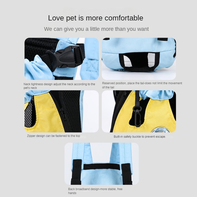 Pet Cat Dog Carrier Backpack Puppy Dog Carriers Bag Outdoor Travel Backpack Breathable Portable Pet Dog Carrier for dogs Cats