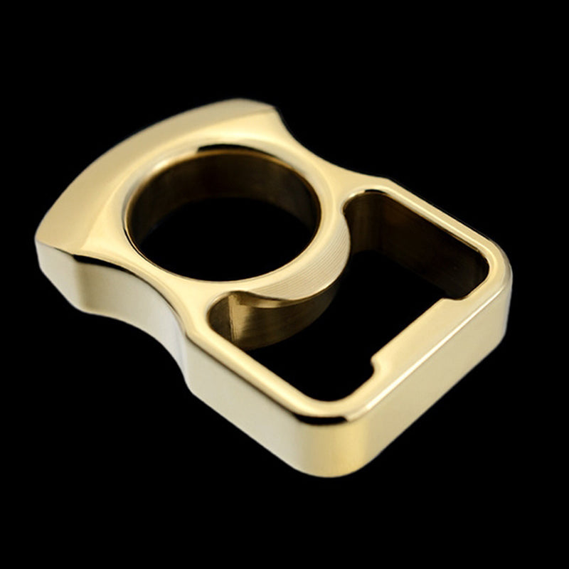 Brass Knuckles Bottle Opener: Mini Single Finger Tool for Easy Opening