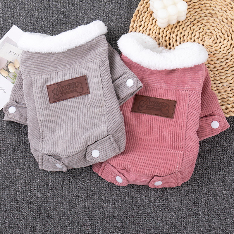 Autumn Winter Thickening berber Fleece coat for Small Dogs Puppy T-Shirt Fleece Pullover Pet Clothing