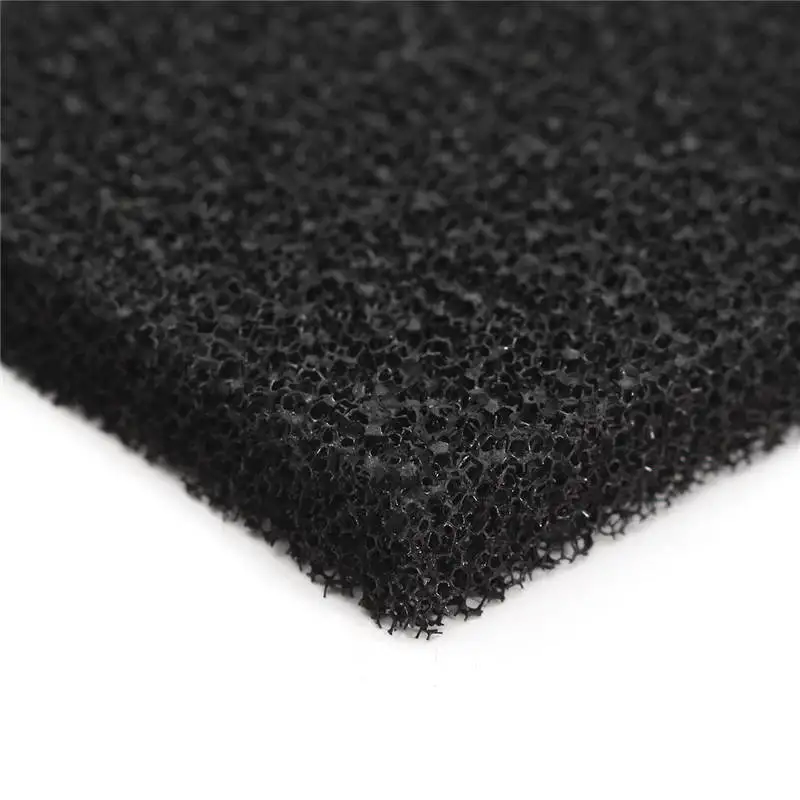 DIY Activated Carbon Impregnated Foam Filter Sheet Filters Accessories 200x300x12mm