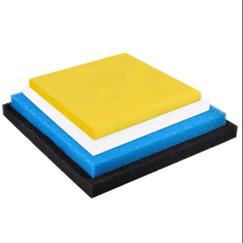 Black, blue, yellow 50cmx50cmx2cm Filtration Foam Aquarium Fish Tank Biochemical Filter Sponge Pad Skimmer Sponge Supply Tank