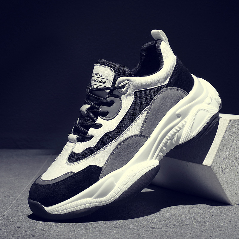 Ddmybear Couple's 2024 New Versatile Casual Instagram Red Super Hot Color Contrast Increase Thick Sole Sports Dad Shoes Chinese Brand Shoes F912-