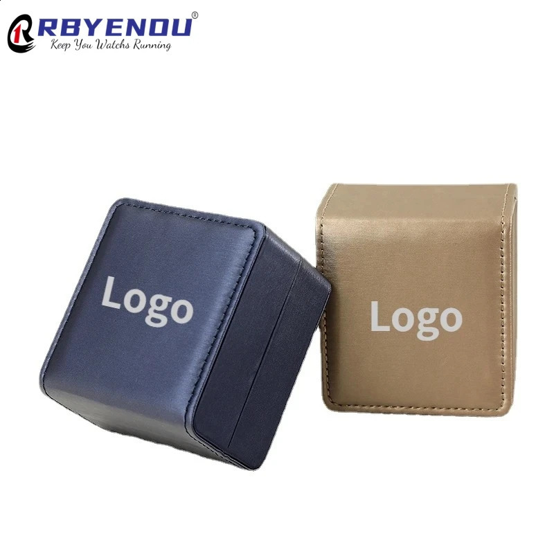 Used for customizing PU leather case free personalized customization OEM watch box storage organizer packaging gift 240912