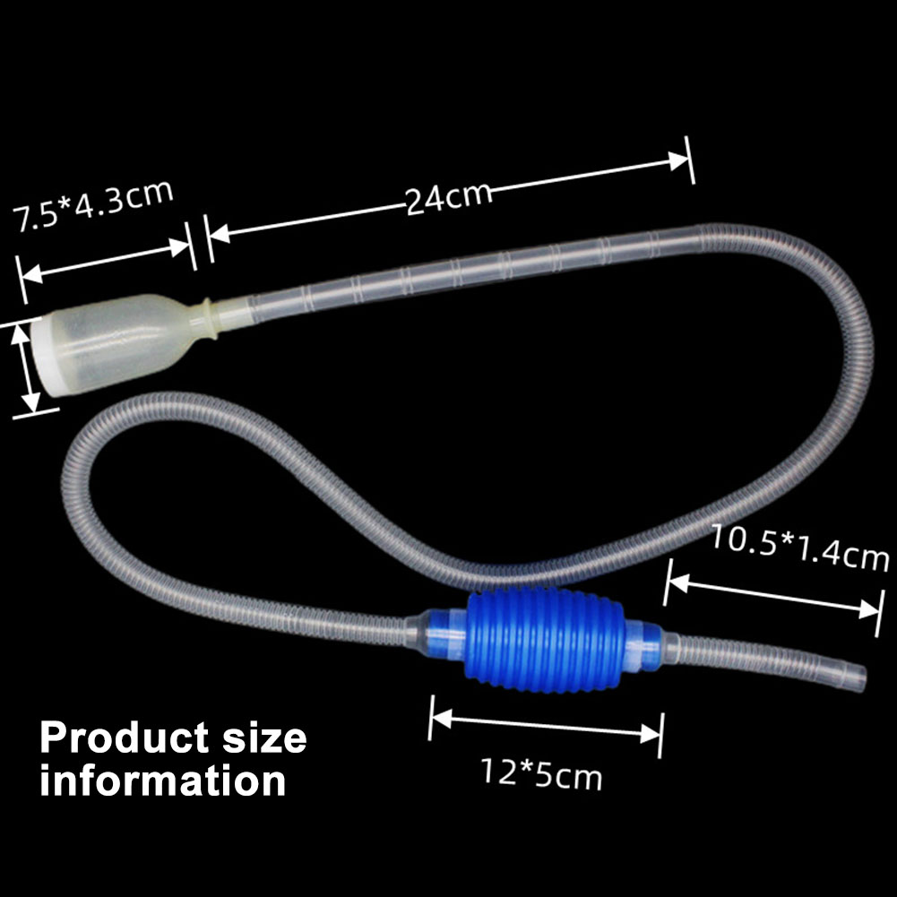 1.4m Aquarium Siphon,Siphon Pump Fish Tank Gravels Cleaner with Long Nozzle,Home Lightweight Cleaning Tools for Fish Tanks