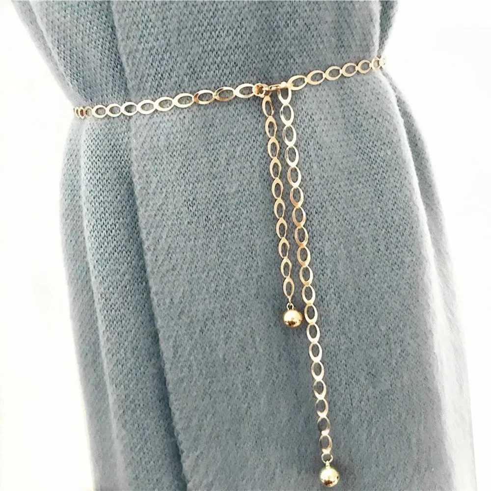 Wen Fashion Metal Belts luxury designer retro silver gold color carved hollow outer chain strap suitable for ladies with elegant waist and girls X2504