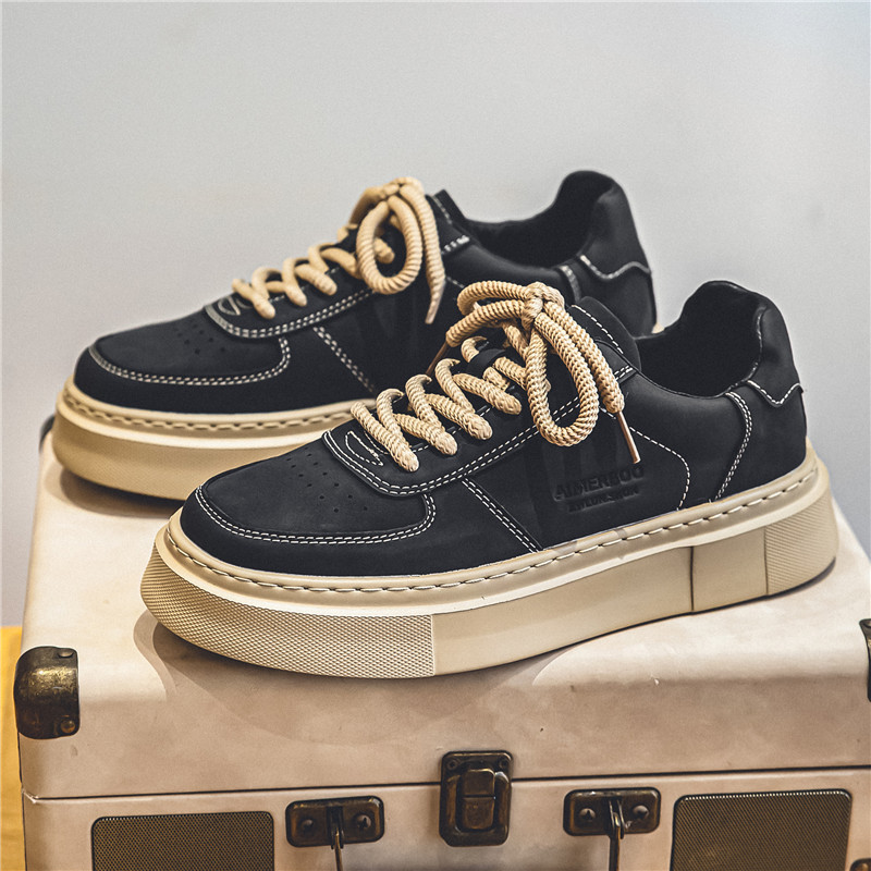 2024 New Free Shipping Black Brown Sports and Leisure Trendy Versatile Shoes Men's outdoor sport sneakers