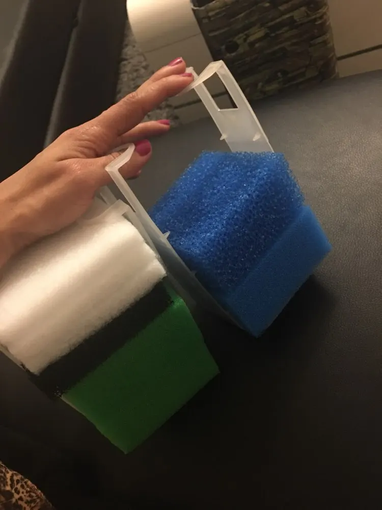 Home SET 42PCS Compatible Aquarium Filter Sponge forJuwelCompact /Bioflow3.0 ( 1xFine,1xCoarse,2xNitrate,2xCarbon,5xpolypads)