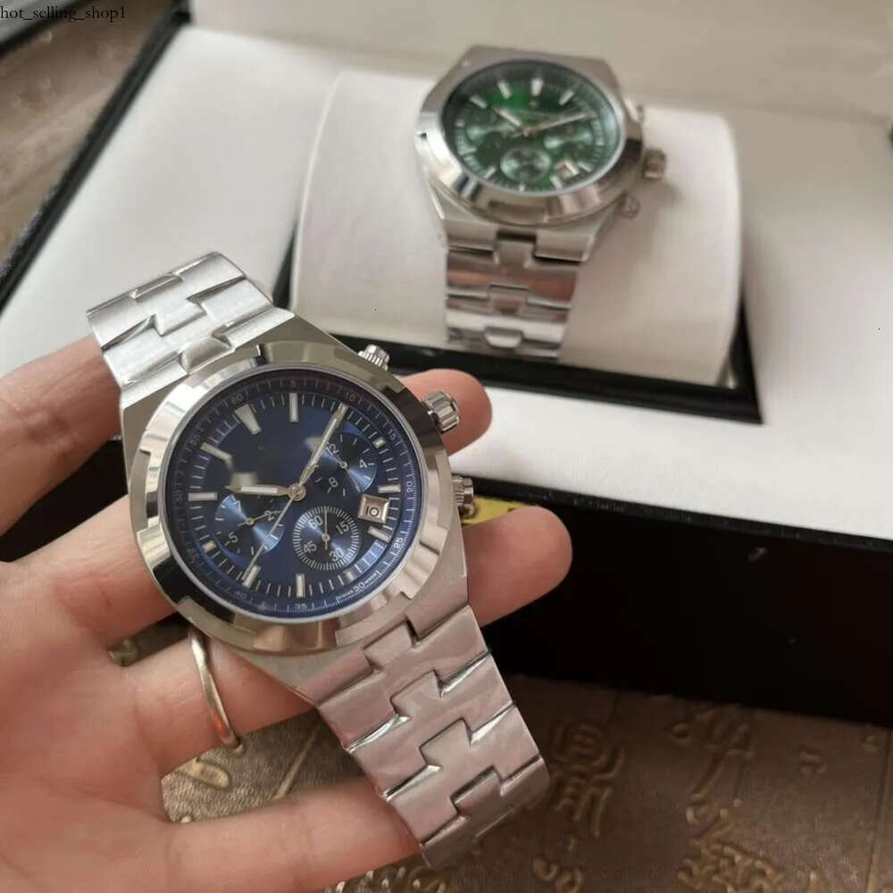 Overseas Mens Clean-factory vachetta tan Watch halloween Designer Auto vachron costantin Wristwatches 42mm High Quality nical Montre e Water