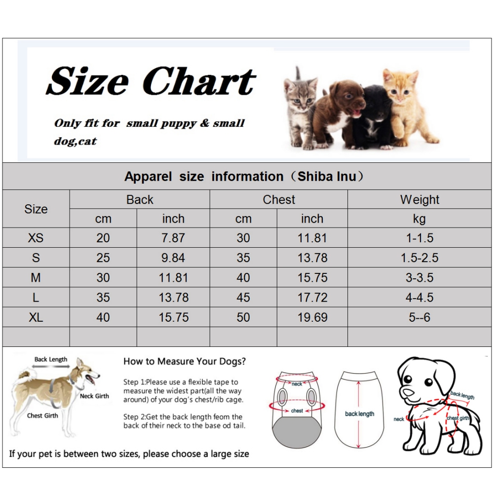 Pet Fleece Pullover Dog Clothes Cute Double-sided Puppy Kitten Coats Sweater for Small Medium Dogs Cats Warm Winter Pet Outfits