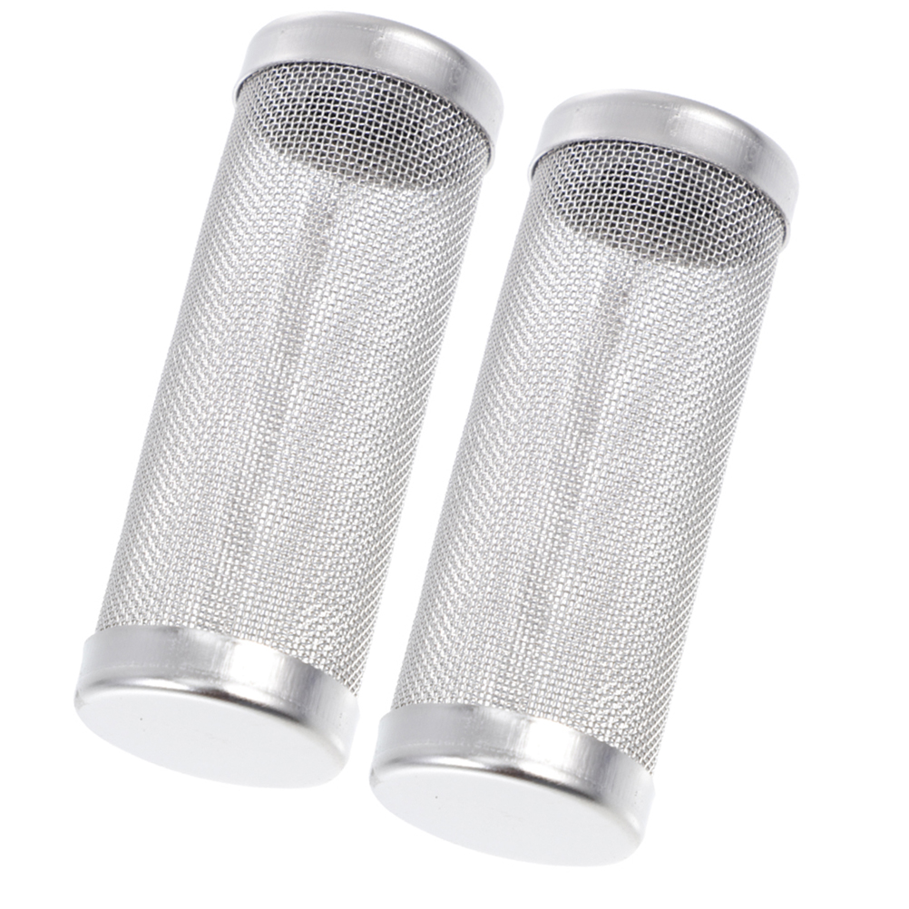 2 Pcs Water Outlet Protective Cover Filters Case Metal Aquarium Filtration Mesh Basket Tank Fish