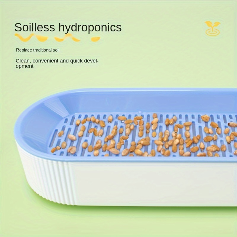 3-Piece Hydroponic Cat Grass Planters - Soil-Free, Easy-To-Grow Treat Dispenser Set For Cats