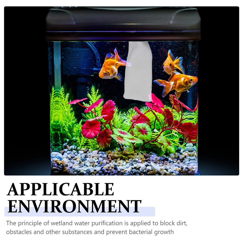 4 Pcs Sponge Fish Tank Filter Bag Foam Cleaner Air Pump for Aquarium Cotton Submersible Water