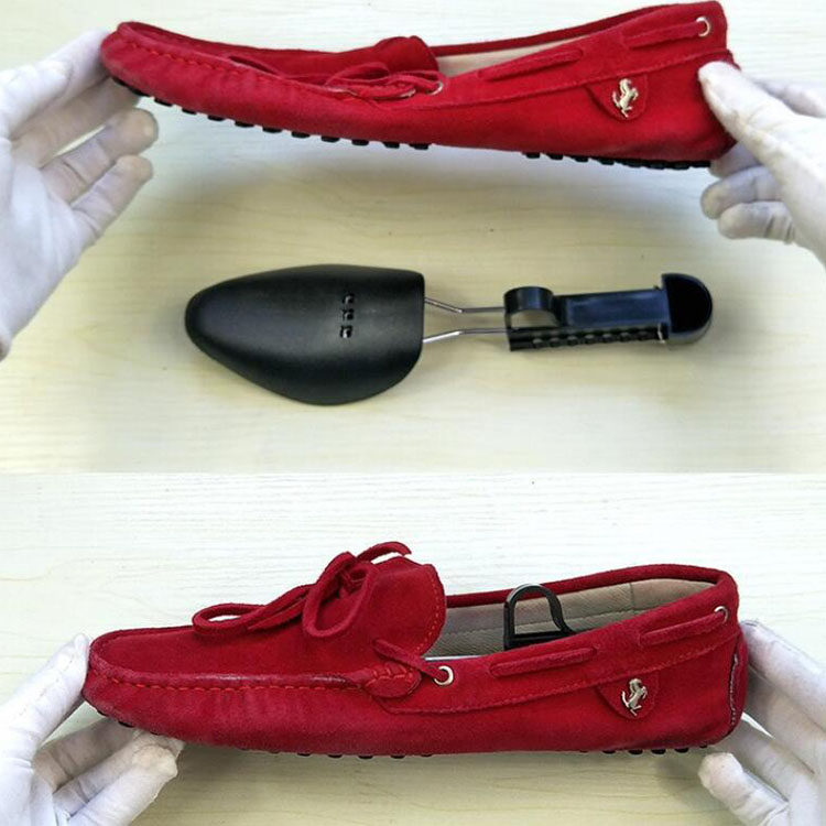 1pair Shoe Stretcher Practical Black White Adjustable Plastic Shoe Trees men women leather shoes sport shoe shaper shoe support