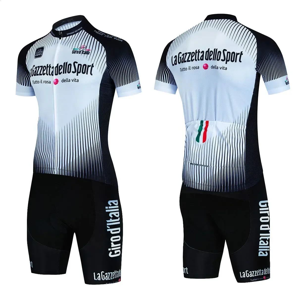 Italy Tour Bicycle Clothing Shirt Set Summer Road Cycling Short Sleeve Mens Mtb Sportswear 240909