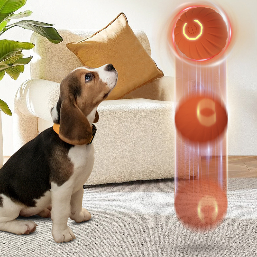 Interactive Indoor Electronic Rolling Ball for Dogs & Cats - Fun Pet Entertainment Tool