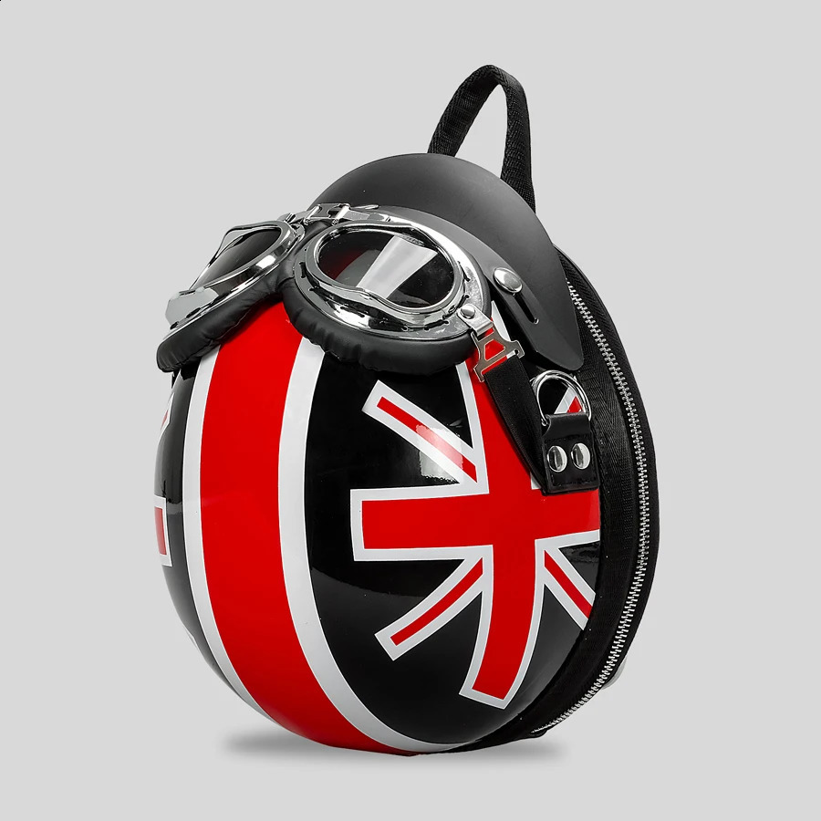 Personalized Helmet Women Backpacks Creative Hiphop Shoulder Crossbody Bags Chic Travel Back Packs for Girls Y2K Sac 240907