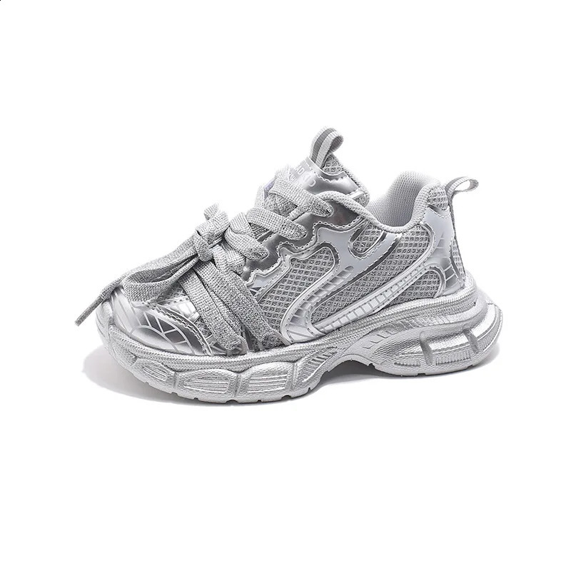 2024 Autumn New Childrens Casual Shoes for Girls Fashionable n Style Breathable Soft Bottom Running Edition Sports Shoes 240912 S251027