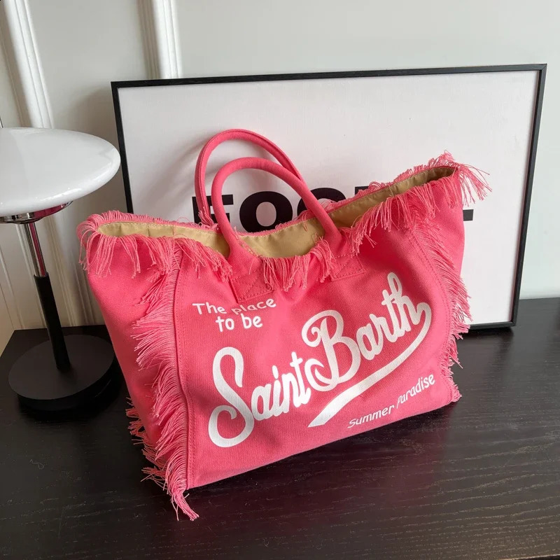 Large Capacity ity Canvas Tote Bags Color Matching Super Cool Shoulder Bags for Women 2024 Casual Fashion Style in Summer 240904