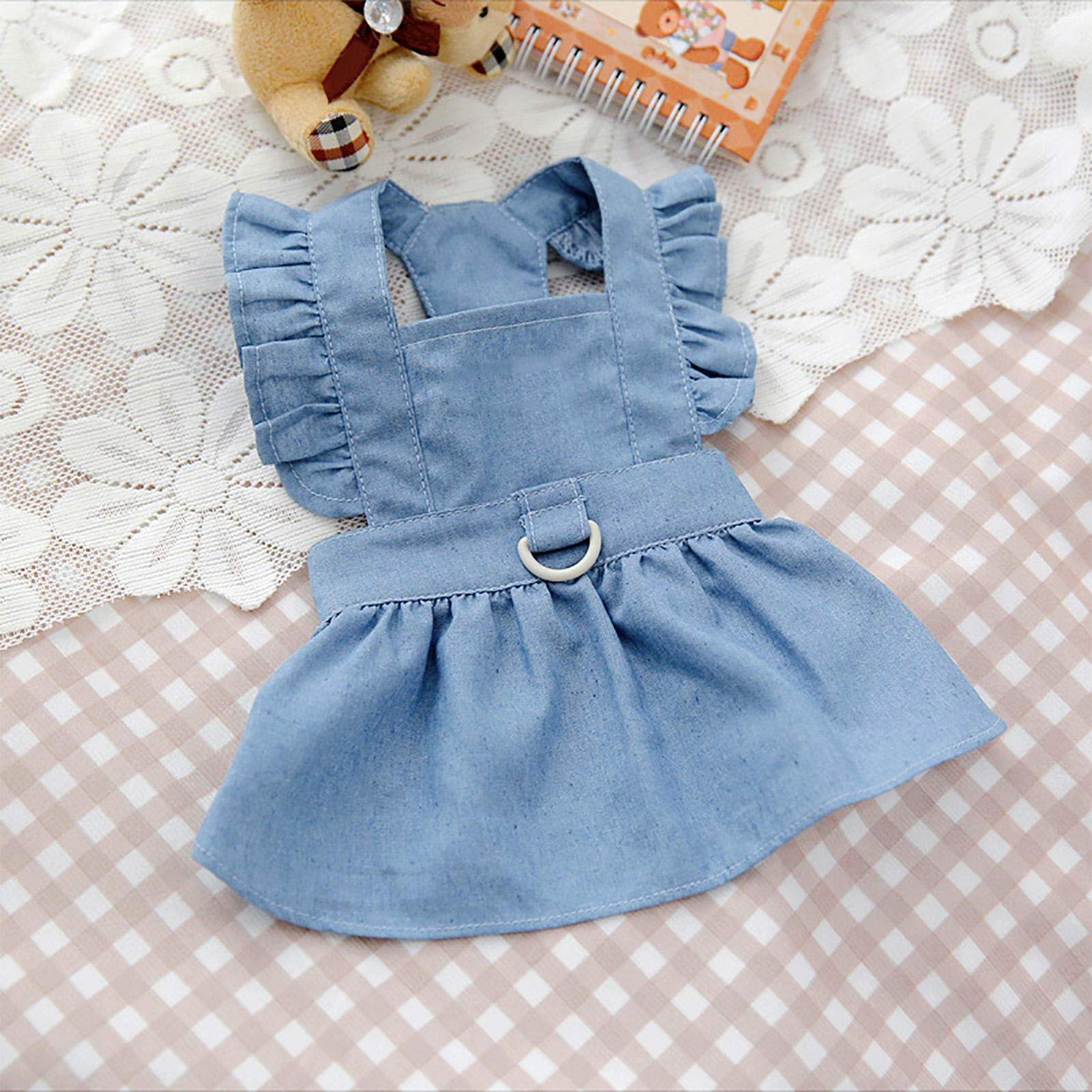 Cute Stylish Dog Dress, Side Zipper, Stylish, Comfortable, Spring, Summer