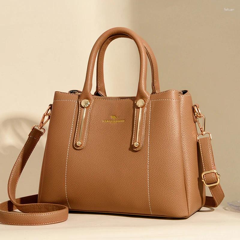 Free Shipping Shoulder Bags Purses And Handbags High Quality Leather Handbag Fashion Shopper For Women 2024 Ladies Tote