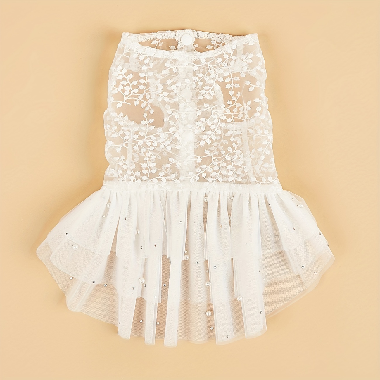 Dog Wedding Party Suit Summer Mesh Dress Suitable For Cats And Dogs H260130