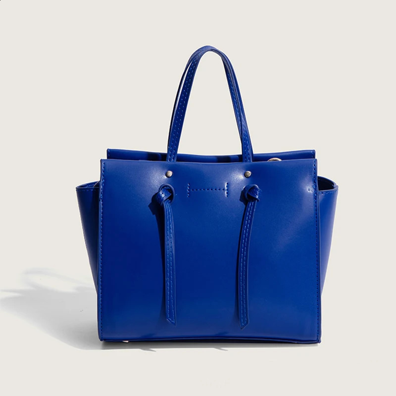 Vintage Womens Fashion Retro Simple Casual Versatile Handbag Large Capacity Shopping Bags for Female 240907
