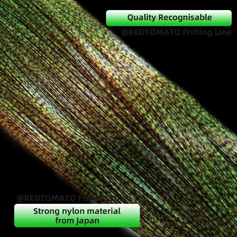 3000m 1000m Invisible Fishing Line 3D Spoted Bionic Fluorocarbon Coated Monofilament Nylon Line Speckle Carp Algae Fishing Pesca Y240911